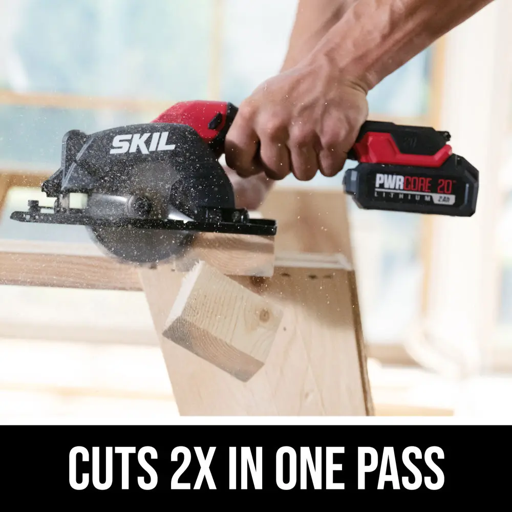 Skil PWRCORE 20 Brushless 20V 4-1/2 in. Compact Circular Saw (Tool Only) CR5435B-00