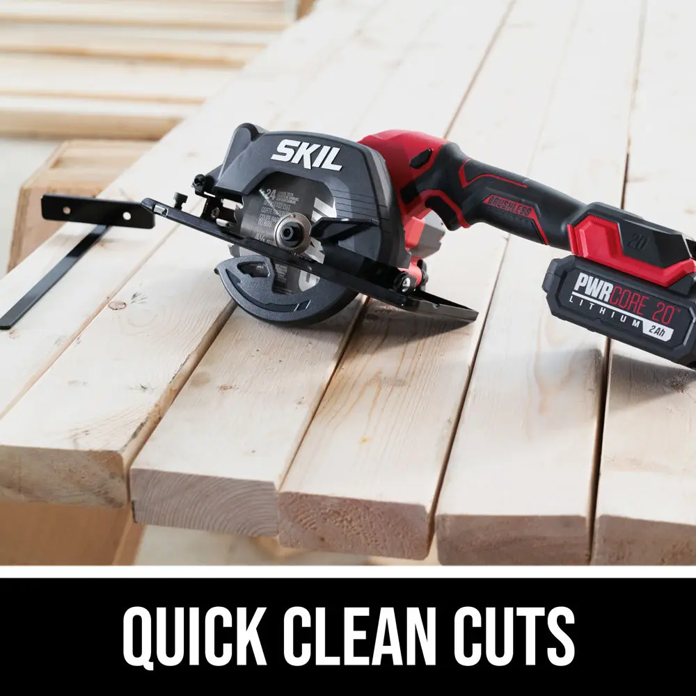 Skil PWRCORE 20 Brushless 20V 4-1/2 in. Compact Circular Saw (Tool Only) CR5435B-00