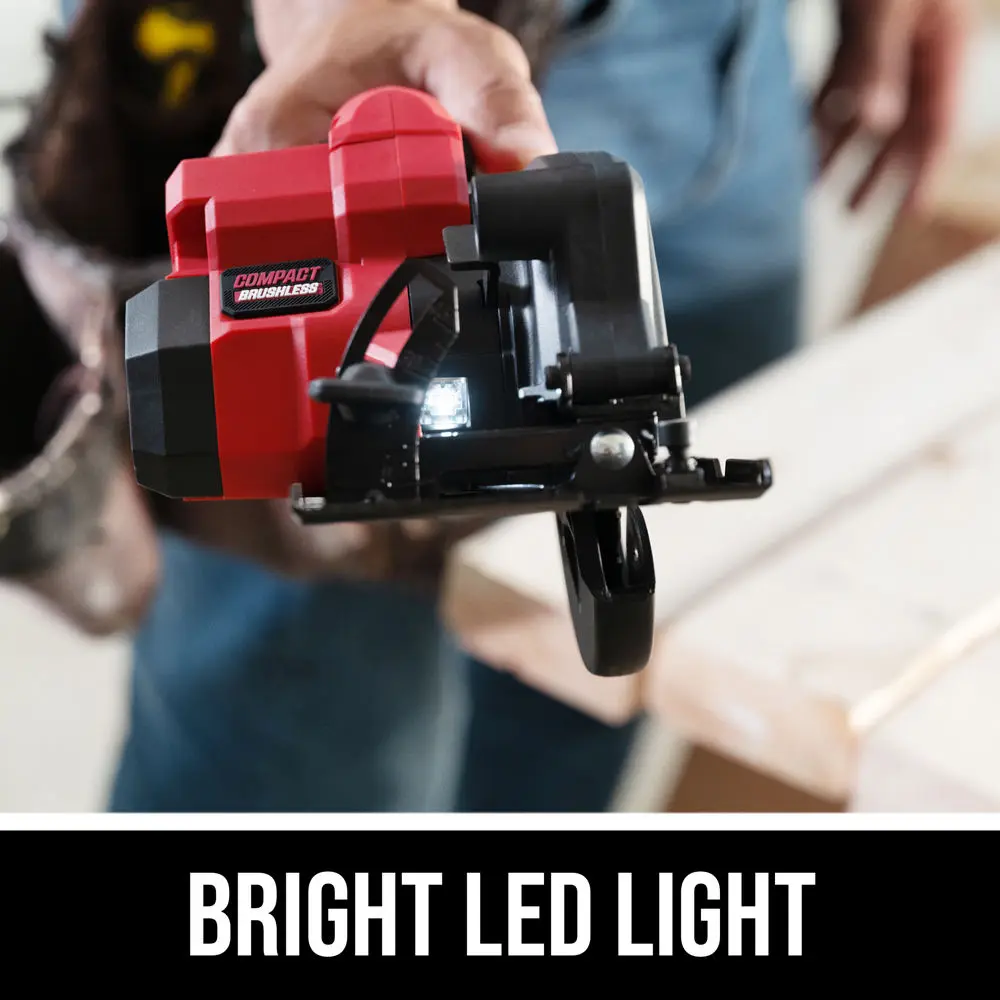 Skil PWRCORE 20 Brushless 20V 4-1/2 in. Compact Circular Saw (Tool Only) CR5435B-00