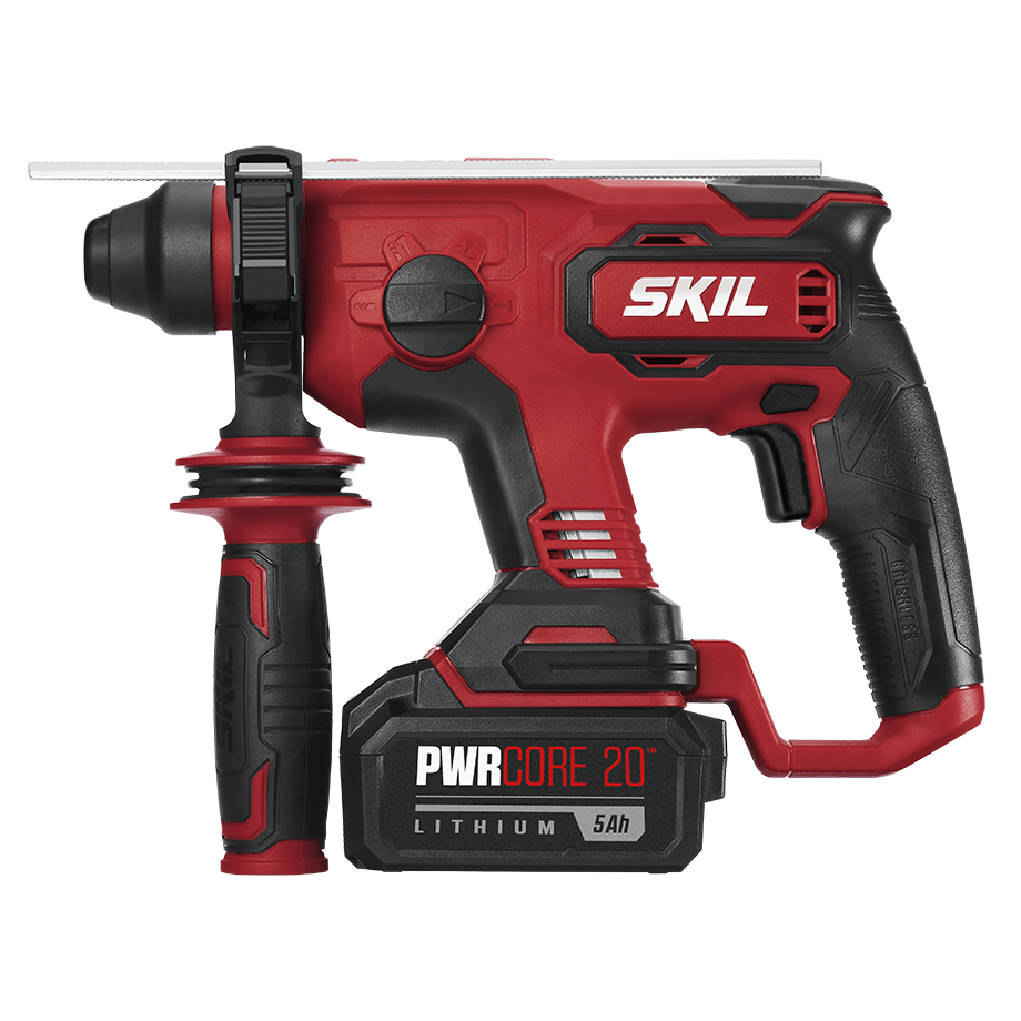 Skil PWRCORE 20 Brushless 20V 7/8 in. Rotary Hammer Kit with 5.0Ah Battery RH1704-1A