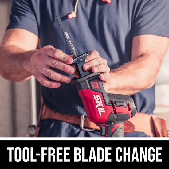 Skil PWRCORE 20 Brushless 20V Compact Reciprocating Saw Kit RS5825B-10