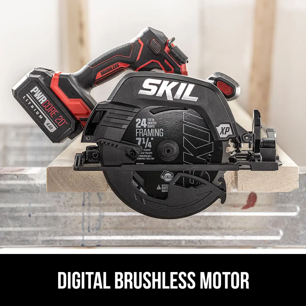 Skil PWRCORE 20 XP Brushless 20V 7-1/4 in. Circular Saw (Tool Only) CR5440B-00