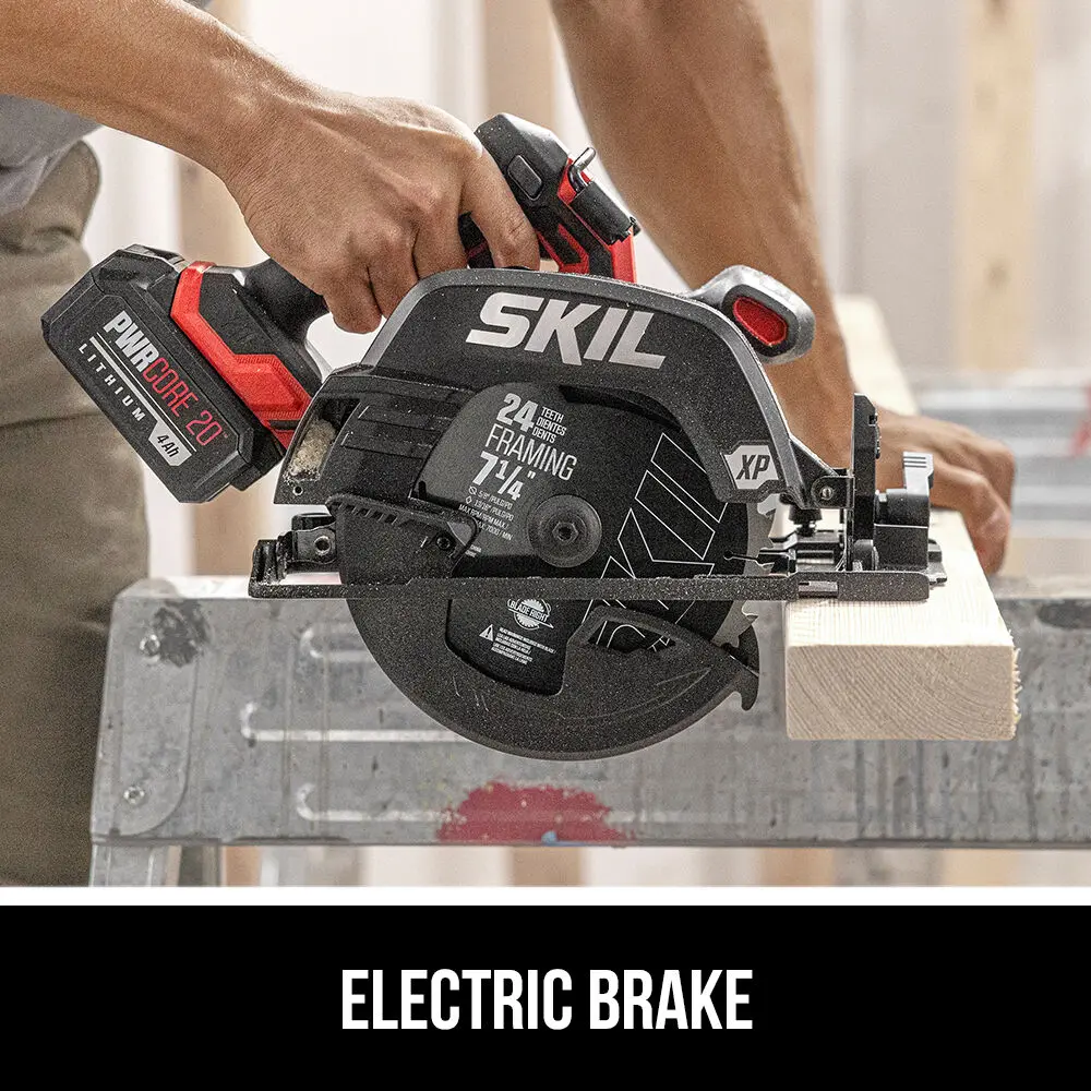 Skil PWRCORE 20 XP Brushless 20V 7-1/4 in. Circular Saw (Tool Only) CR5440B-00