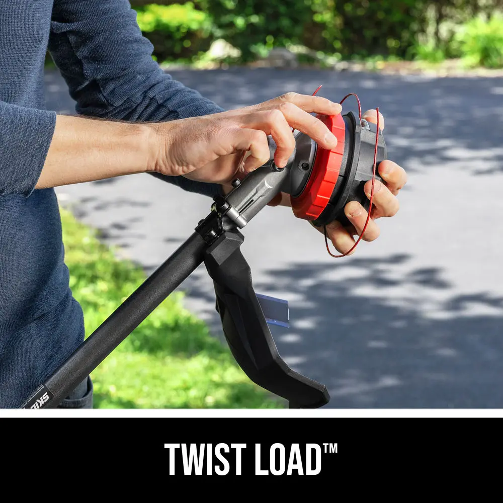 Skil PWRCORE 40 Brushless 40V 16 in. Power Head String Trimmer Kit PLT1500C-10