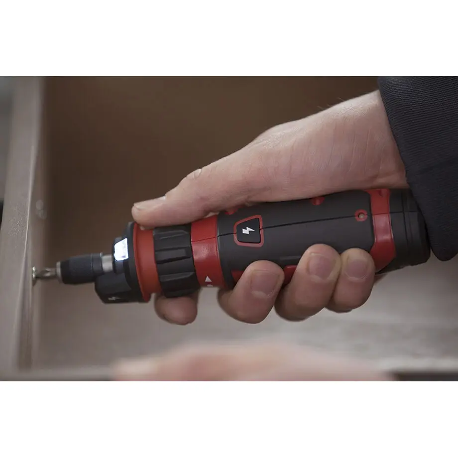 Skil Rechargeable 4V Screwdriver with Circuit Sensor Technology & 45 PC Bit Kit SD561204