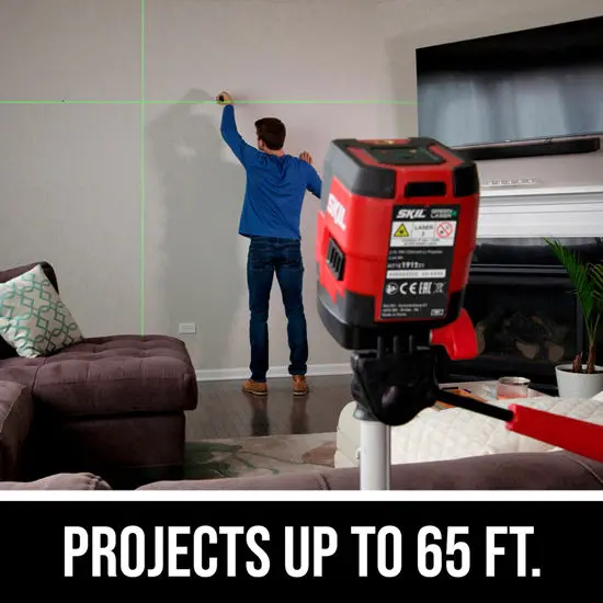 Skil Self-leveling Green Cross Laser with Clamp LL9324G-01