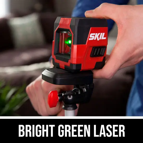 Skil Self-leveling Green Cross Laser with Clamp LL9324G-01