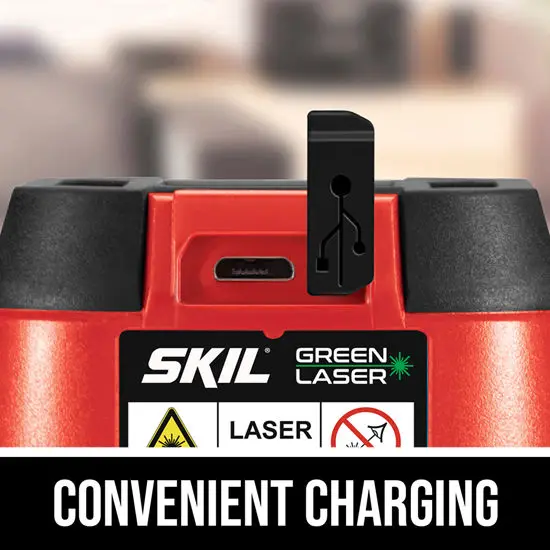 Skil Self-leveling Green Cross Laser with Clamp LL9324G-01