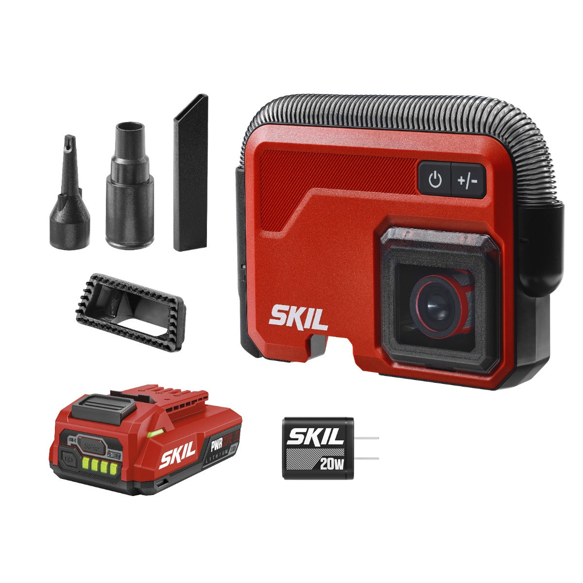 Skil 12V/20V Brushless Slim Vacuum, 20V Kit VA1200D-10