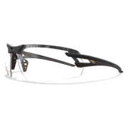 Edge Eyewear Salita Safety Glasses, Black Frame, Clear Vapor Shield Lens SL111VS
