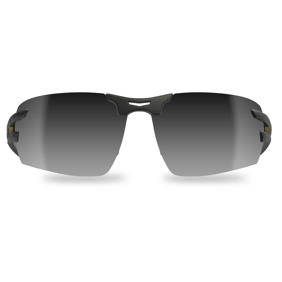 Edge Eyewear Salita Safety Glasses, Black Frame, Silver Mirror Lens SL117