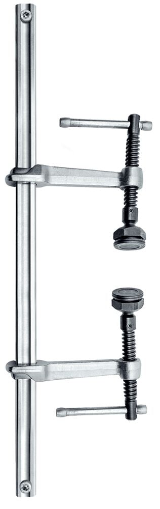 Bessey Tools 39.5 in. Double Force All-Steel Variable Bar Clamp, 4-3/4 in. Throat Depth, 1,980 lbs. Force SLV100M