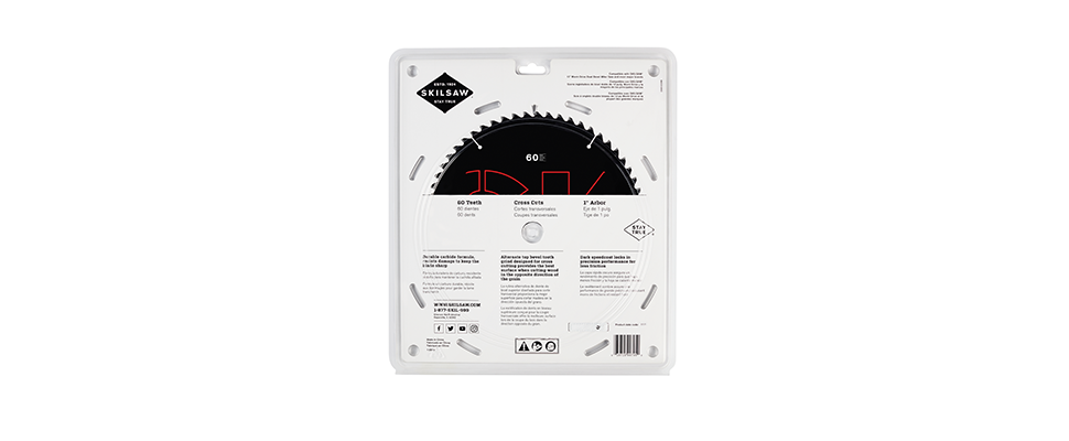 Skil 12 in. x 60T Miter Saw Blade SPT1010
