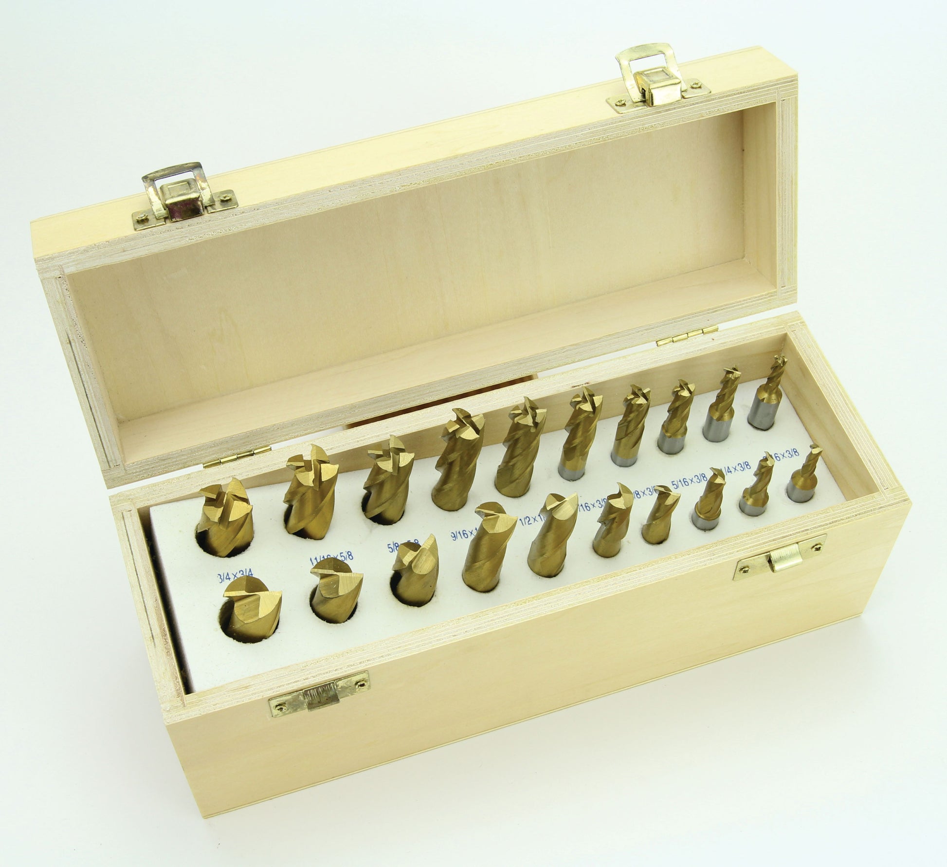 Palmgren End Mill Set 20 Pcs 9670171