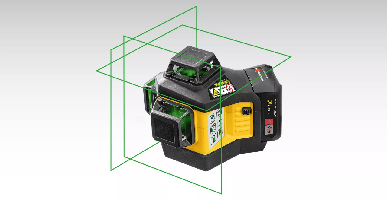 Stabila LAX 600G 3 PLANE/360 Green Beam Laser Kit 5pc 03410