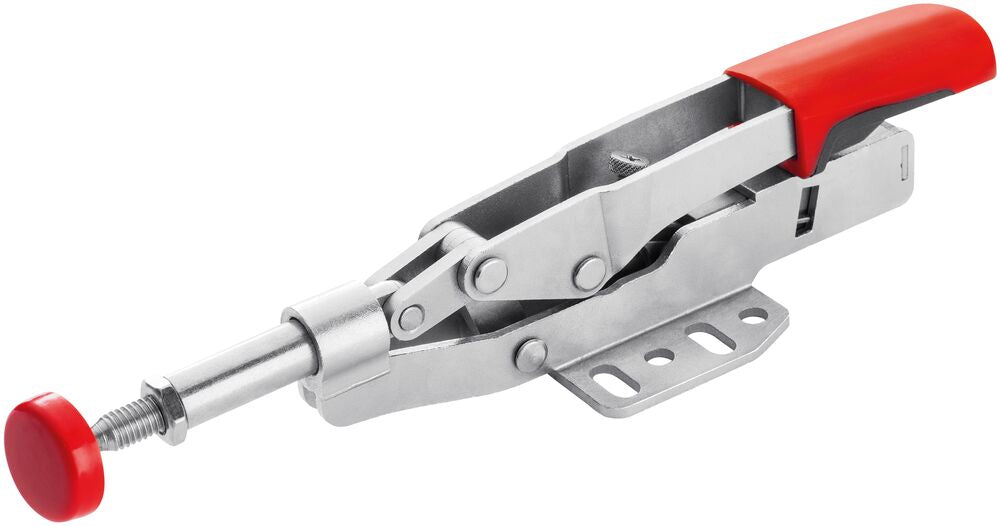 Bessey Tools Auto-Adjust Push/Pull Toggle Clamp, Flanged Base, 450 lbs. Capacity STC-IHH15