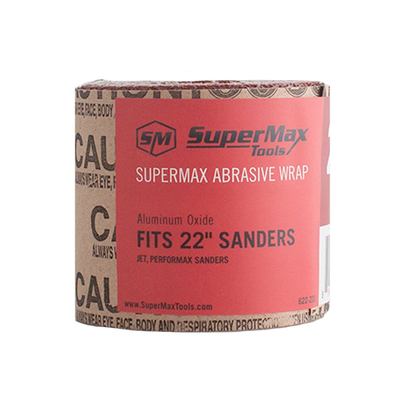 Laguna Tools SuperMax 22 in. Drum Sander Individual Wrap, 36 Grit SUPMX-622-036