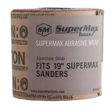 Laguna Tools SuperMax 19 in. Drum Sander Individual Wrap, 36 Grit SUPMX-619-036-1