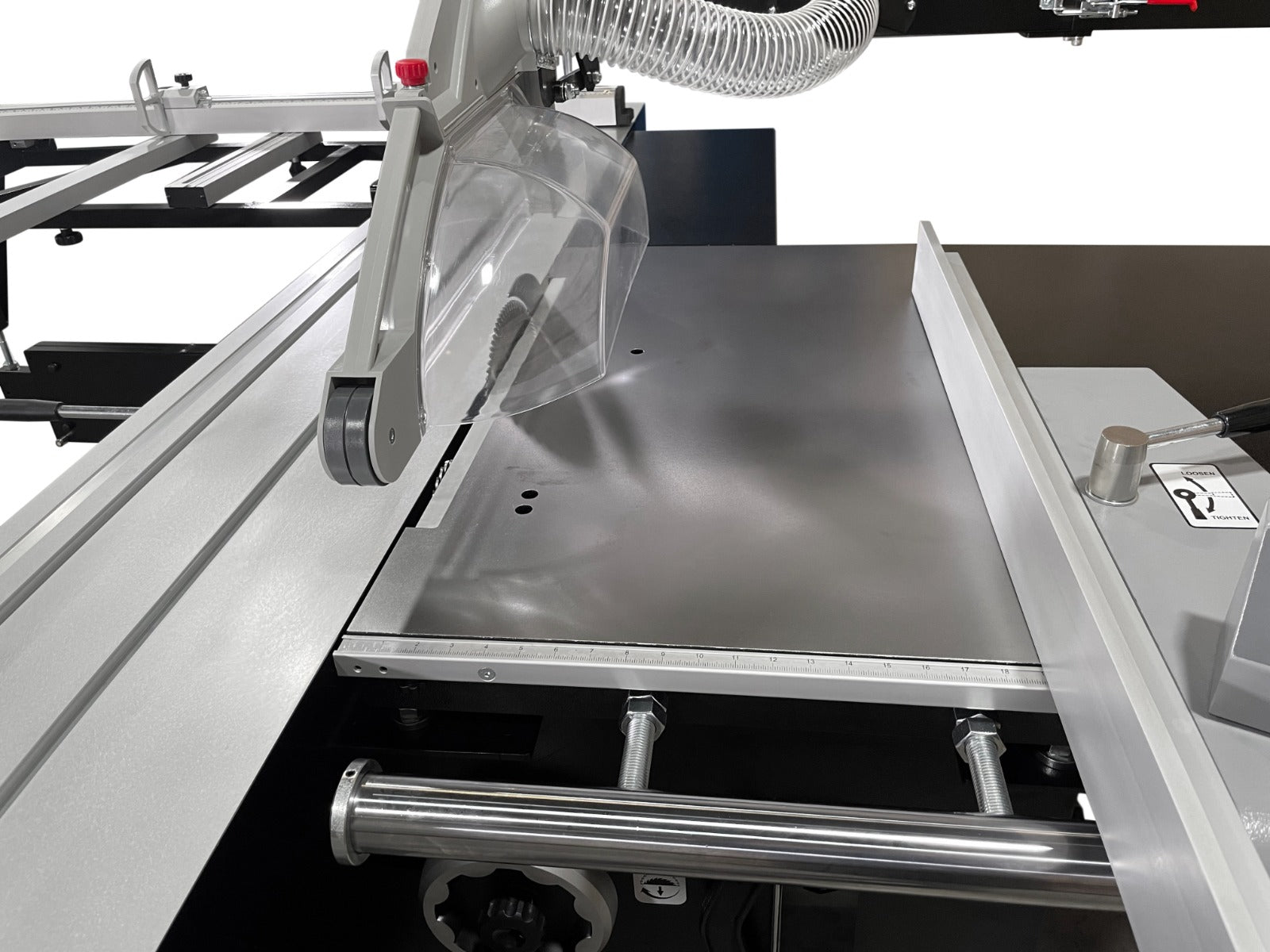 Maksiwa TITANIUM Sliding Panel Saw, 1 Phase, 5HP, 220V BMT.3200.IR TITANIUM