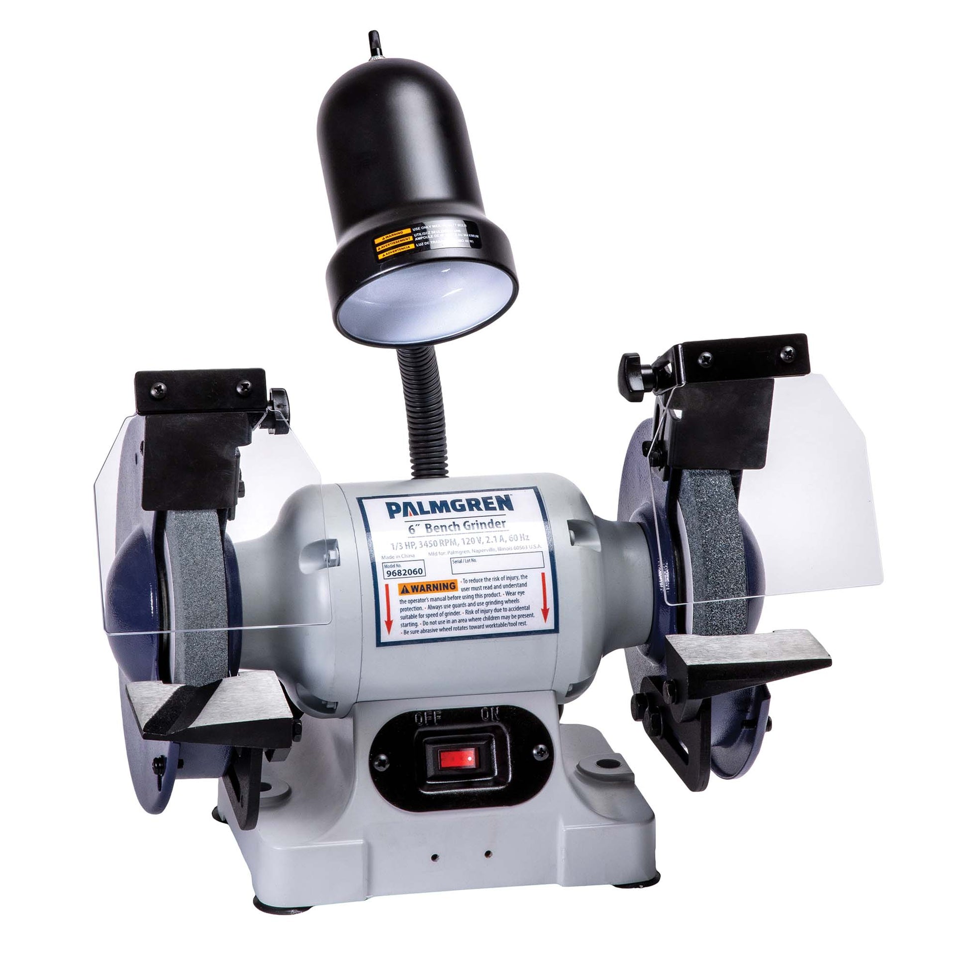 Palmgren 6" Economy Bench Grinder 1/3 HP 115V 9682060