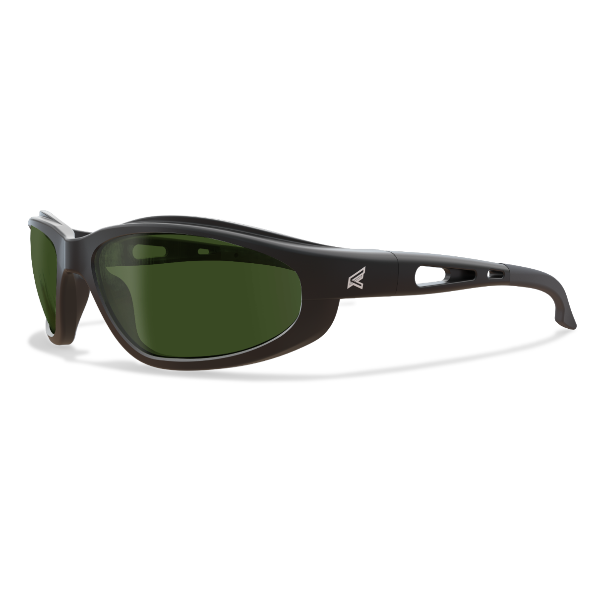 Edge Eyewear Dakura Safety Glasses, Black Frame, IR 3.0 Light Welding Lens SW11-IR3