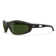 Edge Eyewear Dakura Safety Glasses, Black Frame, IR 3.0 Light Welding Lens SW11-IR3