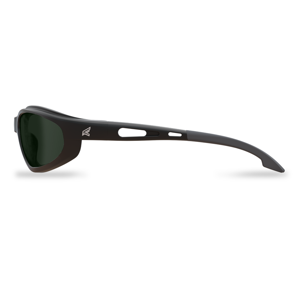 Edge Eyewear Dakura Safety Glasses, Black Frame, IR 5.0 Medium Welding Lens SW11-IR5