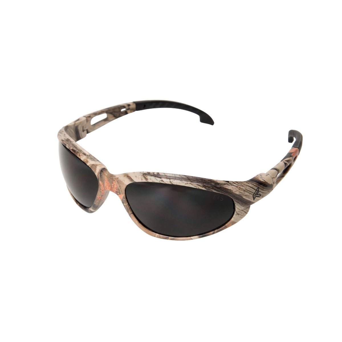 Edge Eyewear Dakura Safety Glasses, Forest Camo Frame, Smoke Lens SW116CF