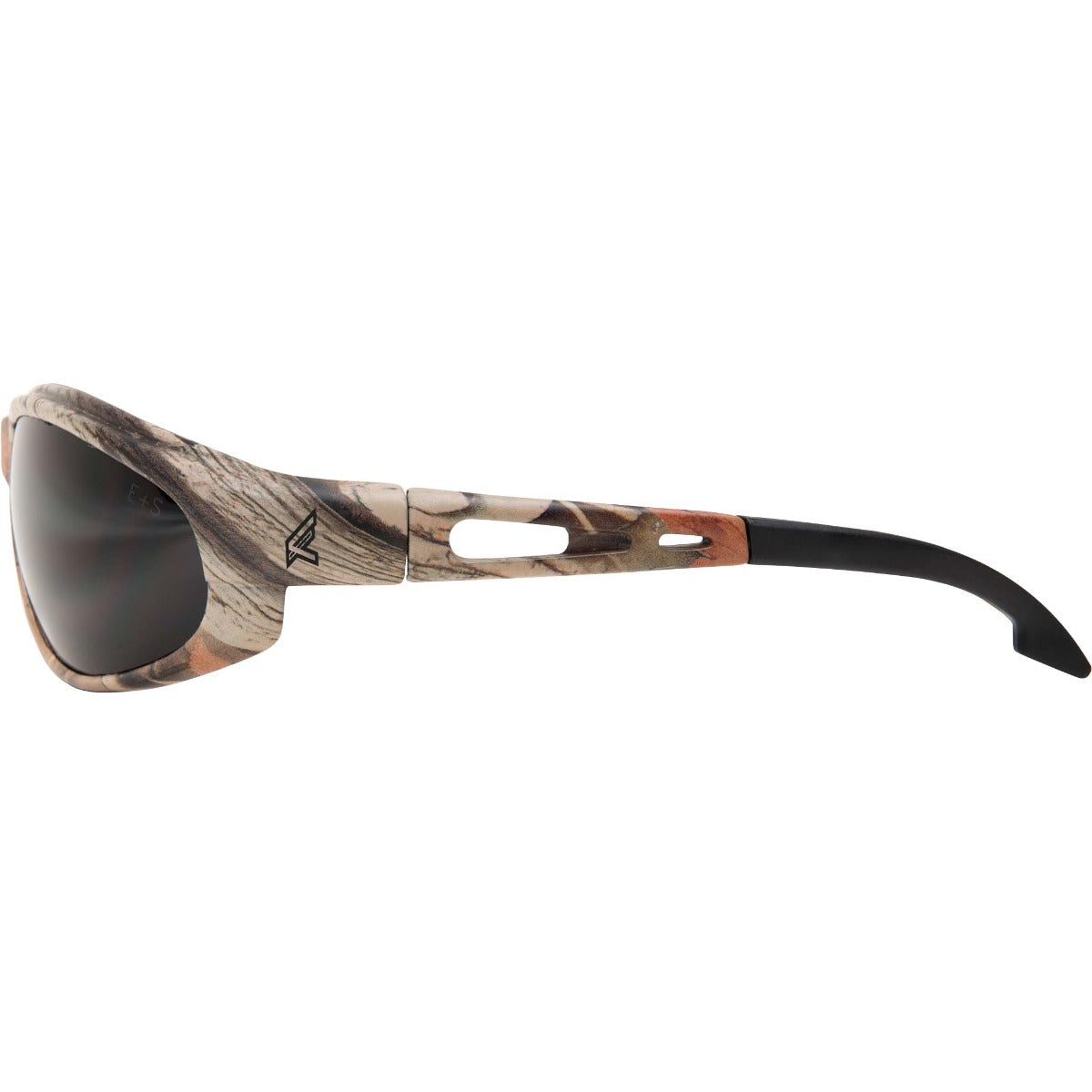 Edge Eyewear Dakura Safety Glasses, Forest Camo Frame, Smoke Lens SW116CF