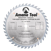 Amana Tool 10 in /40T Thin Kerf A.T.B Grind TB10400