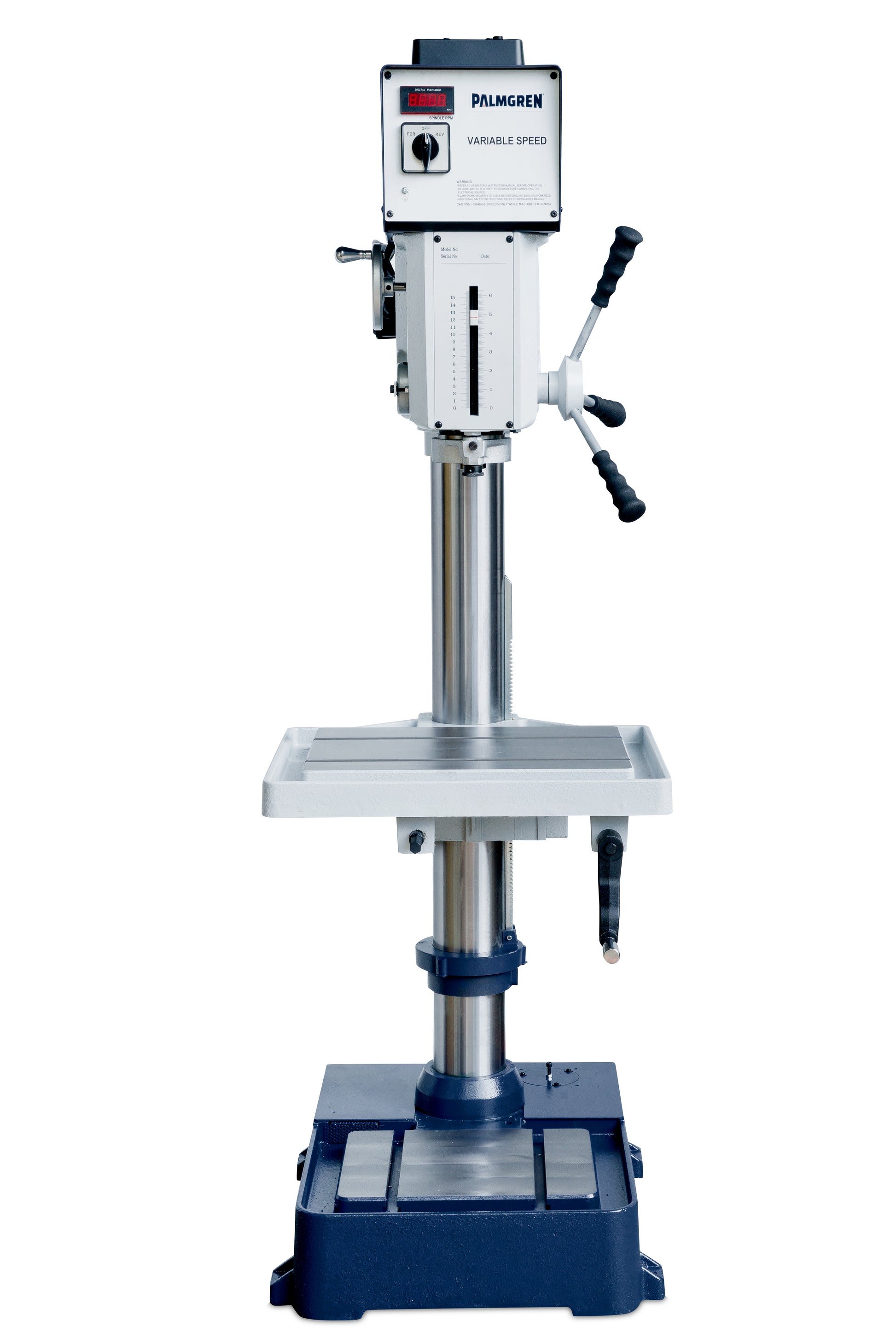 Palmgren 20" Variable Speed Belt Drive Drill Press 115/230V Single Phase 9680226