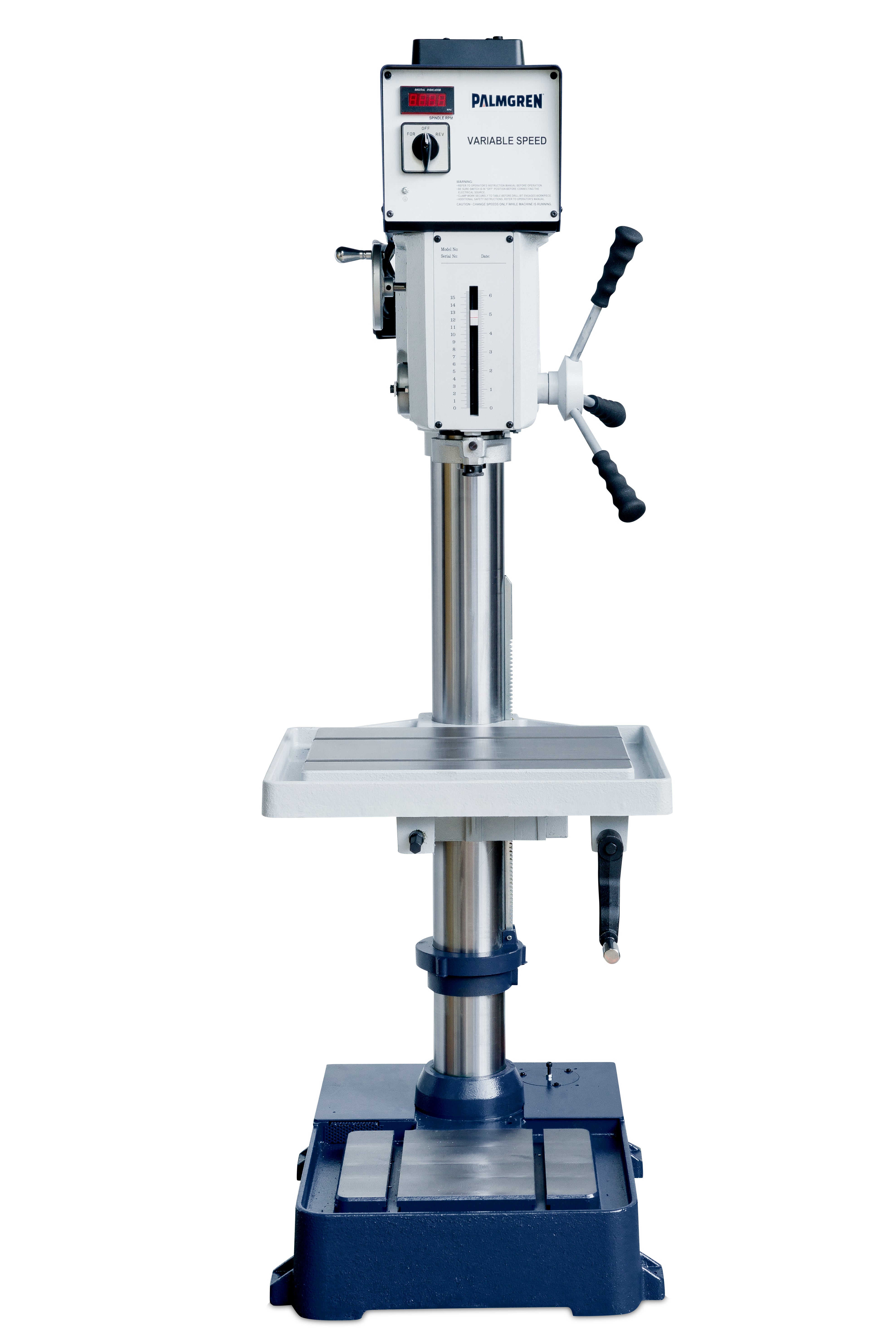 20" Variable Speed Belt Drive Drill Press 230/460V Three Phase