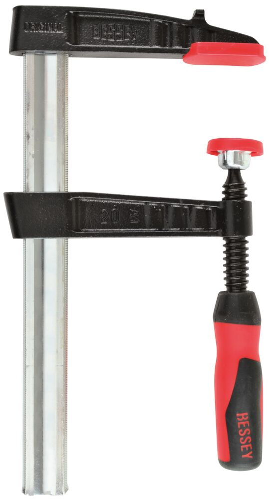 Bessey Tools 30 in. Malleable Cast Iron Bar Clamp, 2-1/2 in. Throat Depth, 2K Handle TGJ2.530+2K