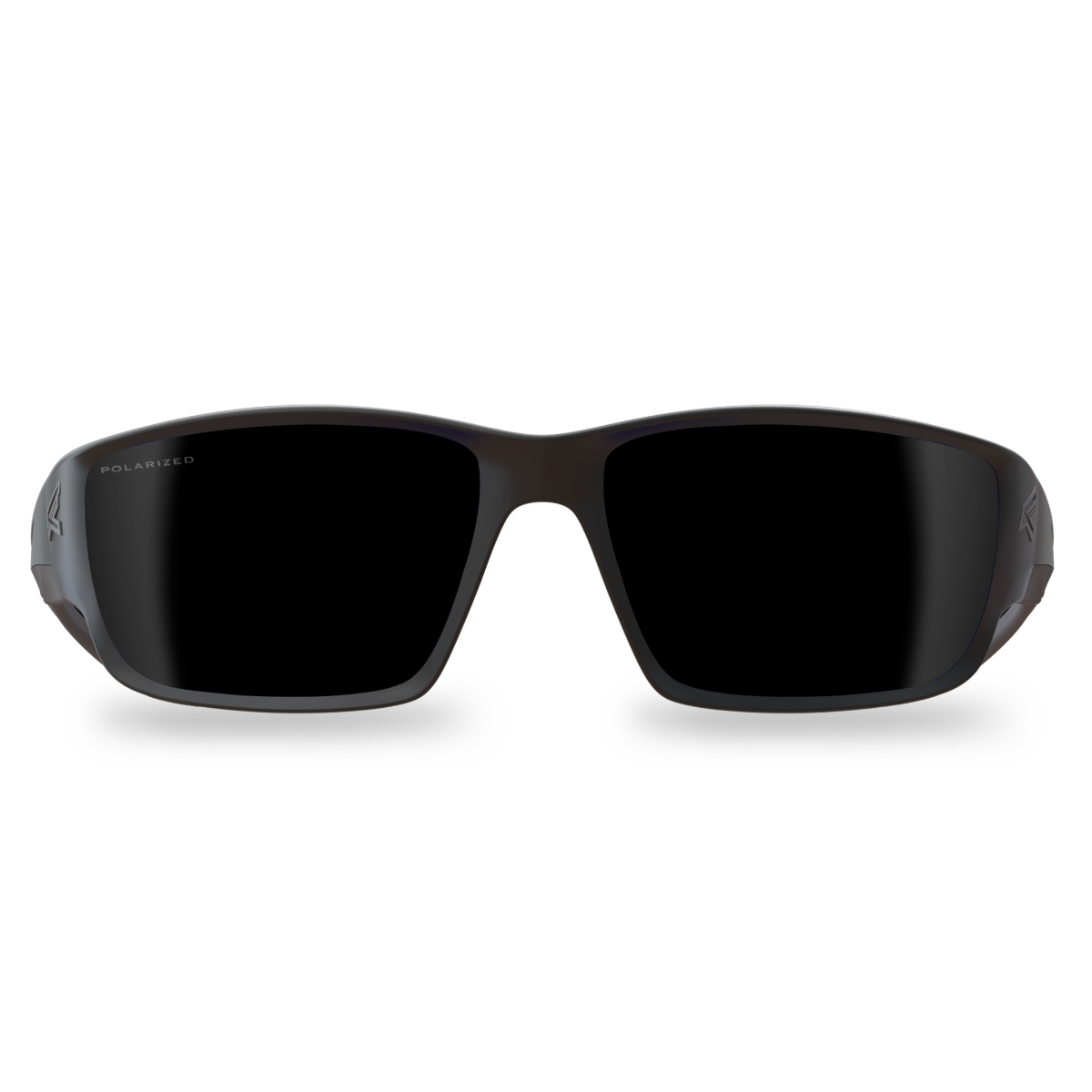Edge Eyewear Kazbek Safety Glasses, Black Frame, Polarized Smoke Lens TSK236