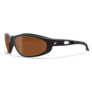 Edge Eyewear Dakura Safety Glasses, Black Frame, Polarized Copper Driving Lens TSM215