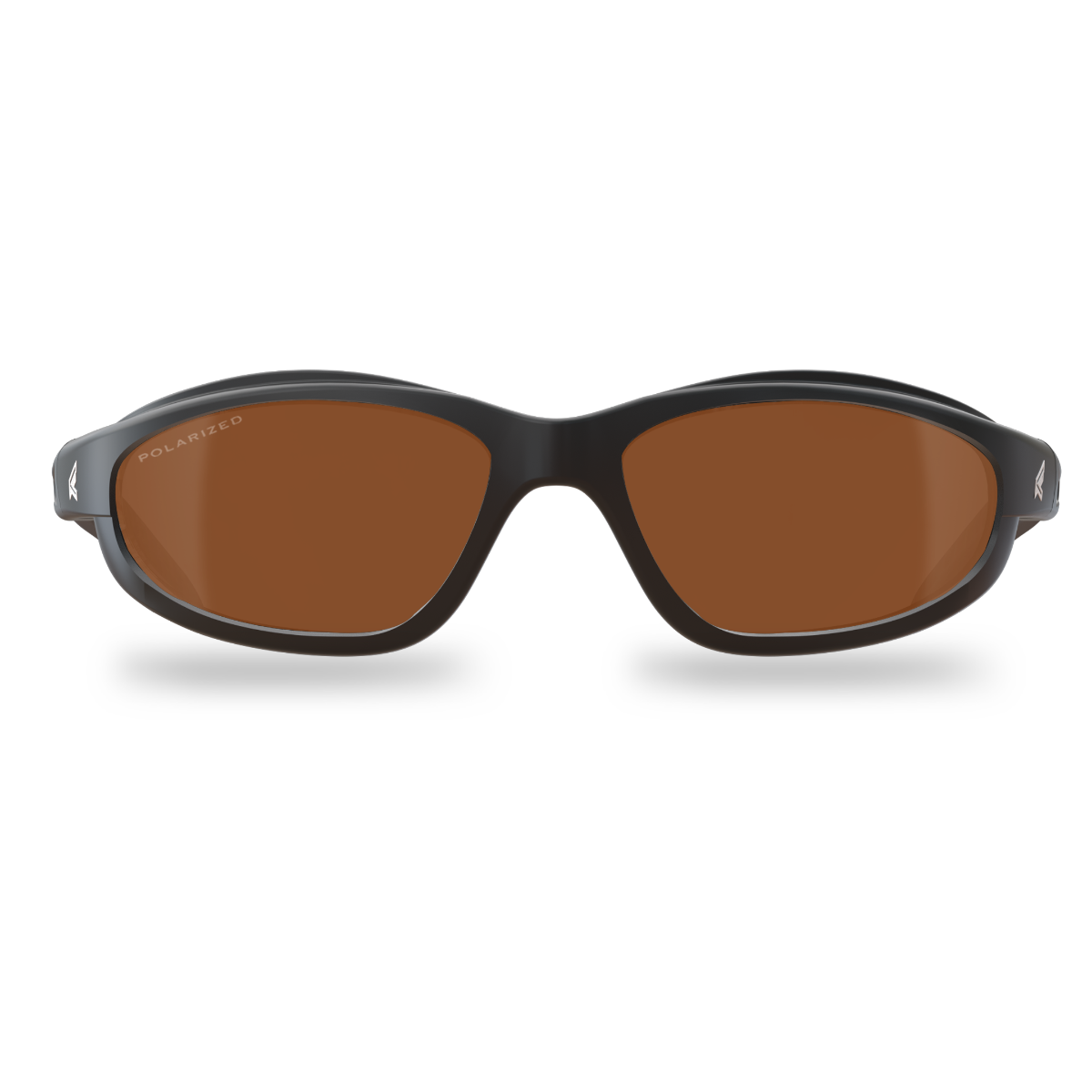 Edge Eyewear Dakura Safety Glasses, Black Frame, Polarized Copper Driving Lens TSM215