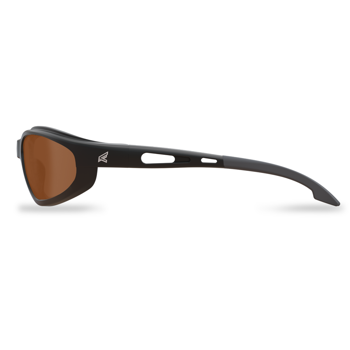 Edge Eyewear Dakura Safety Glasses, Black Frame, Polarized Copper Driving Lens TSM215