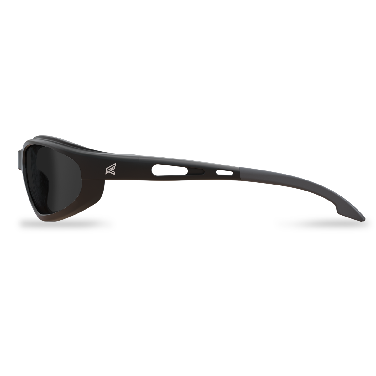 Edge Eyewear Dakura Safety Glasses, Black Frame, Polarized Smoke Lens TSM216