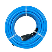 Blu Shield Tough Tek 1/4" X 25' Rubber Pressure Washing Hose with M22 Fittings Non Marking