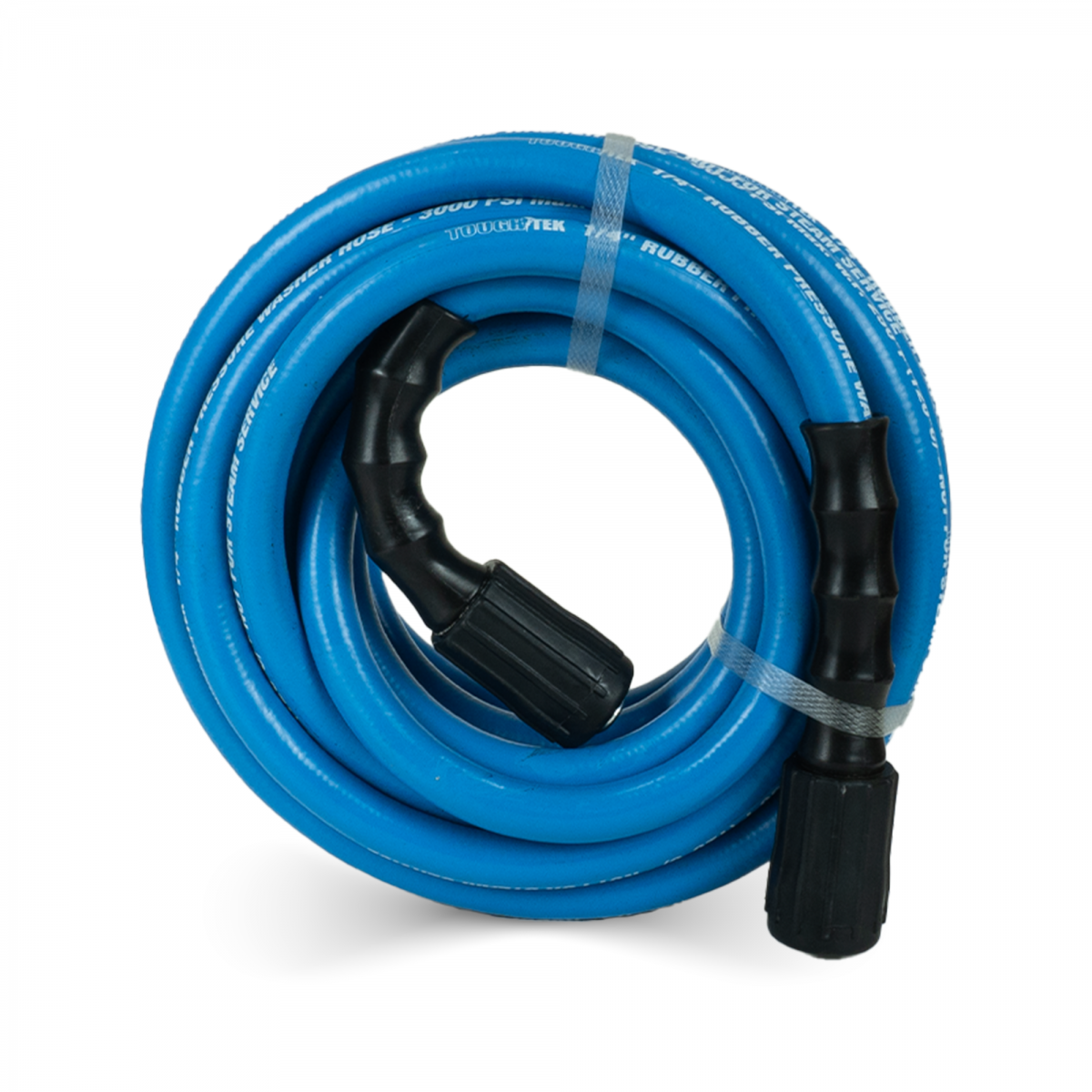 Blubird Blu Shield Tough Tek 1/4" X 25' Rubber Pressure Washing Hose with M22 Fittings Non Marking TTPW1425-NM