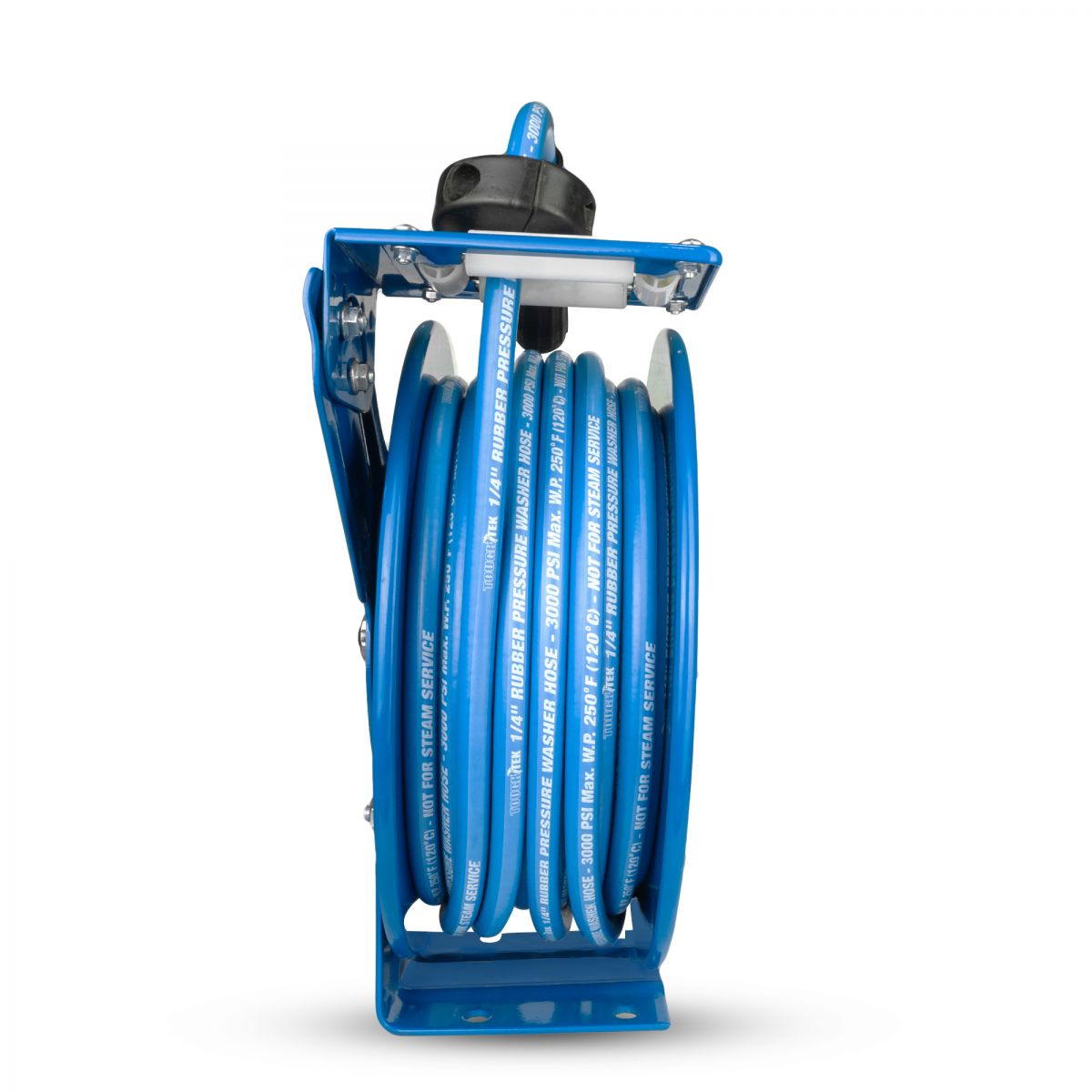 Blubird Blu Shield Tough Tek 1/4" X 50' Pressure Washing Hose Reel  w/ 6' Lead-in-Hose TTPWR1450-NM