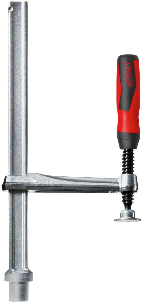 Bessey Tools 28mm Welding Table Clamp, 12 in. Clamping Capacity, 5-1/2 in. Throat Depth, 2-Component Handle TW28-30-14-2K