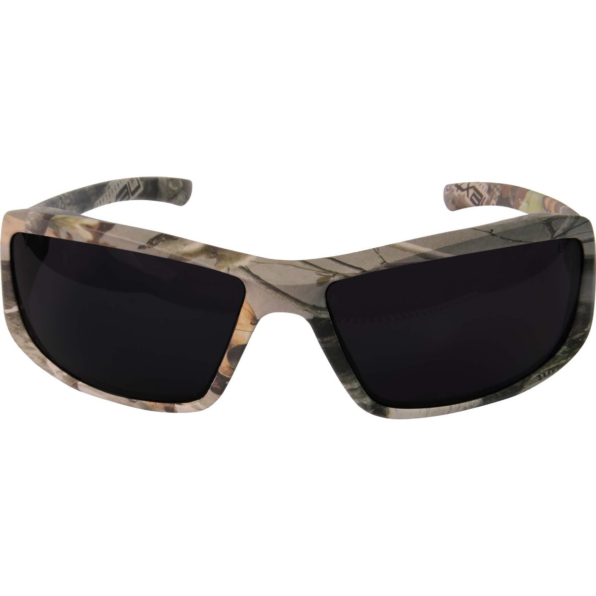 Edge Eyewear Brazeau Safety Glasses, Forest Camo Frame, Polarized Smoke Lens TXB216CF