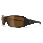 Edge Eyewear Brazeau Safety Glasses, Black Frame, Polarized Copper Driving Lens TXB235