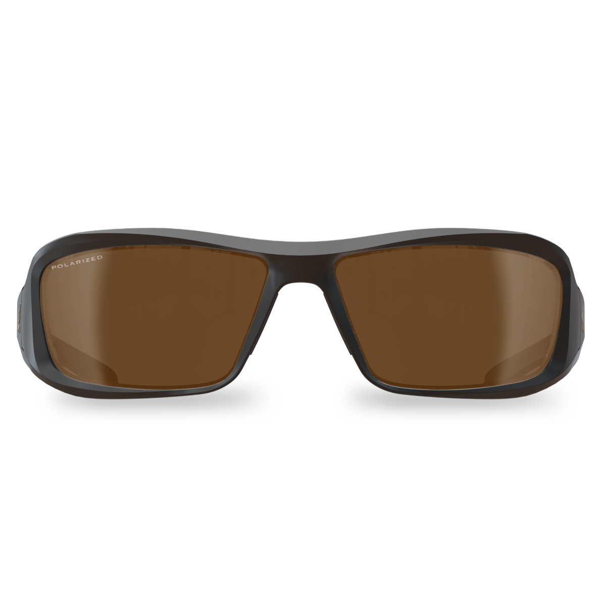 Edge Eyewear Brazeau Safety Glasses, Black Frame, Polarized Copper Driving Lens TXB235
