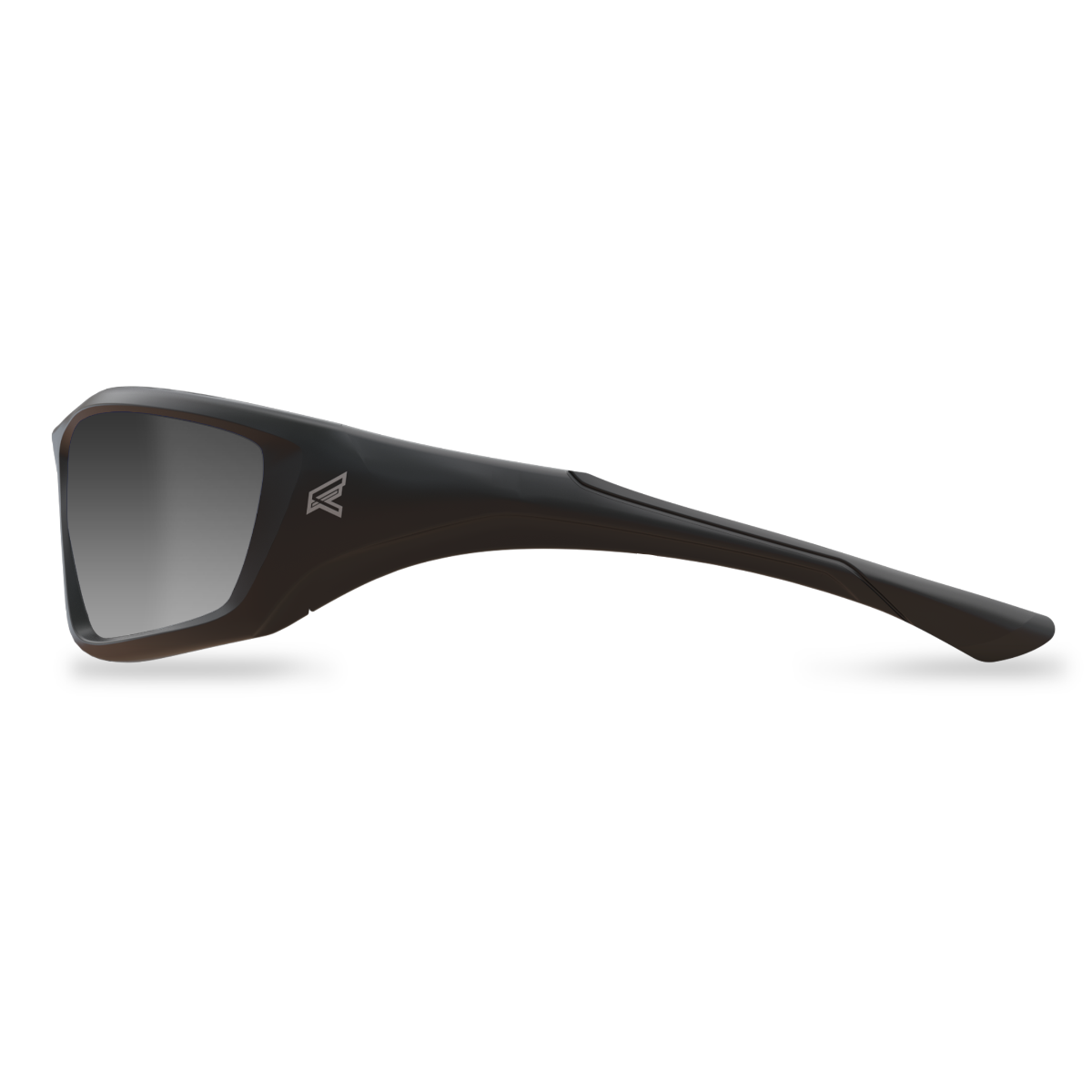 Edge Eyewear Robson Safety Glasses, Black Frame, Polarized G-15 Silver Mirror Lens TXR41-G15-7