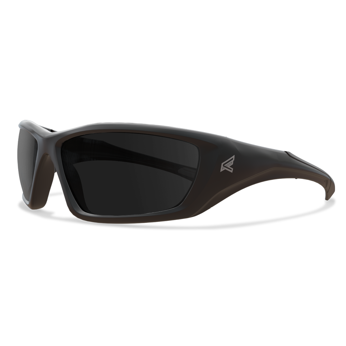 Edge Eyewear Robson Safety Glasses, Black Frame, Polarized Smoke Lens TXR416
