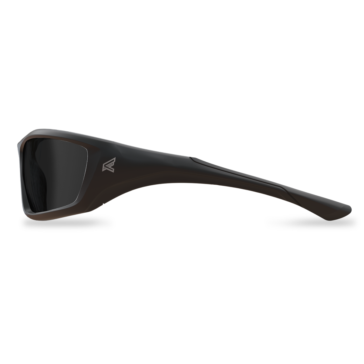 Edge Eyewear Robson Safety Glasses, Black Frame, Polarized Smoke Lens TXR416