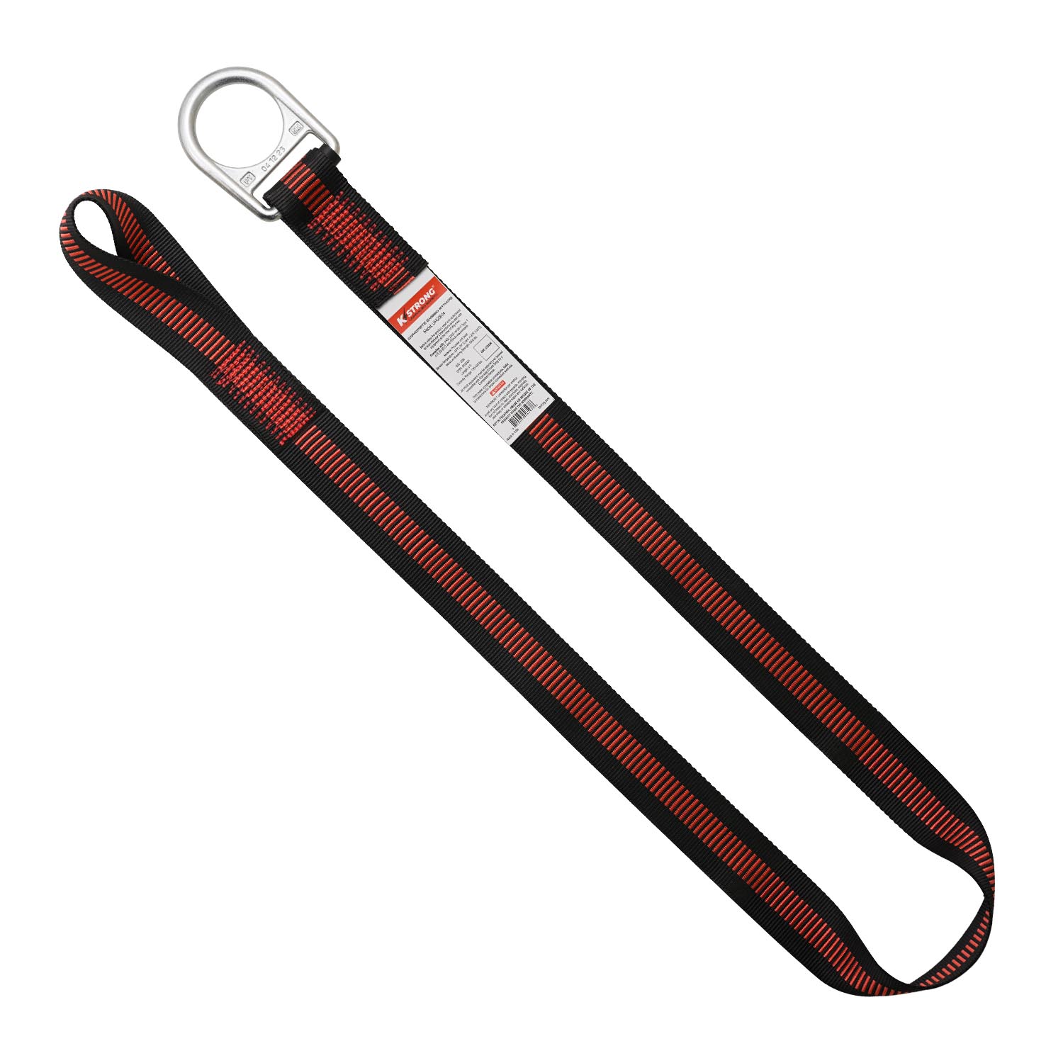 K Strong 4' Choker Style Anchor Strap with Loop and D-ring UFA20604