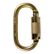K Strong Oval Quarter Turn Locking Steel Carabiner .67" Gate Opening UFC401101